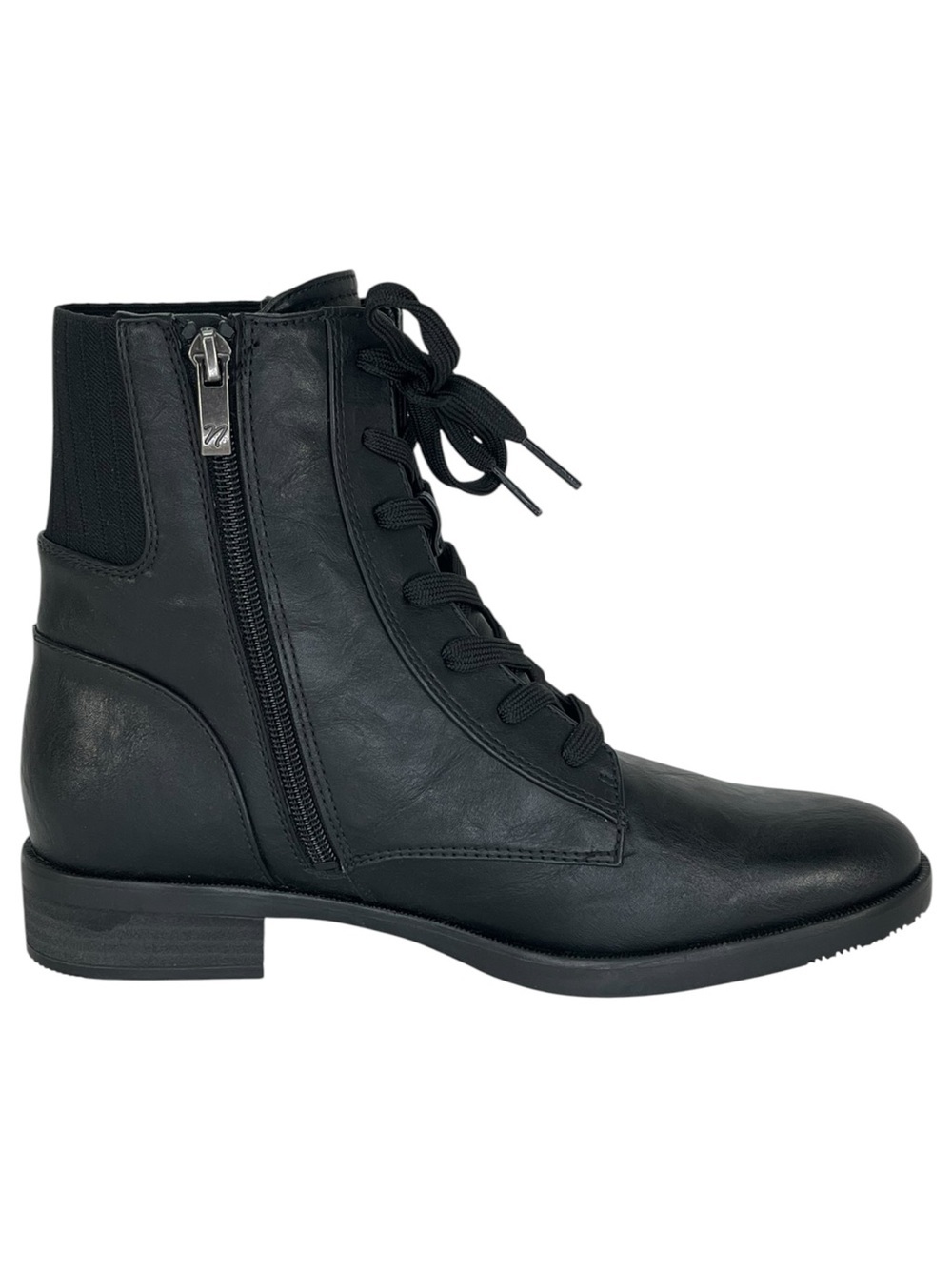 Naturalizer Teagan Black Faux Leather Womens Ankle Boots Size 8M - Picture 4 of 11